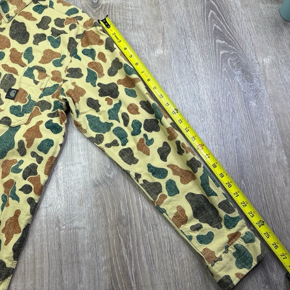 Carhartt Rugged Flex Button Up Shirt Relaxed Fit Duck Camo Mens L Large NWT - Picture 9 of 15